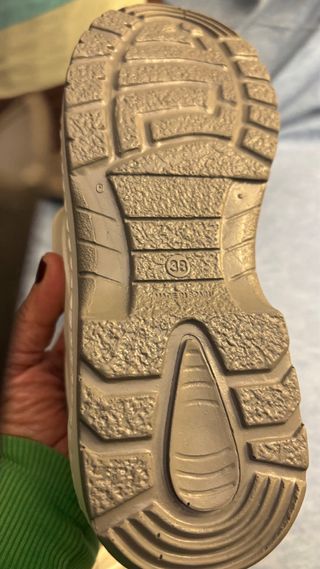 Zuecos blancos talla 38