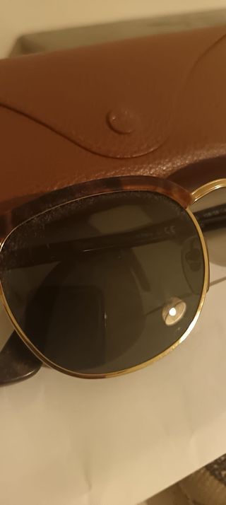 Gafas de sol Ray-Ban Clubmaster Marrón/Dorado