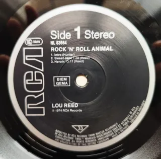 LP 1982 🇩🇪 LOU REED - ROCK N ROLL ANIMAL