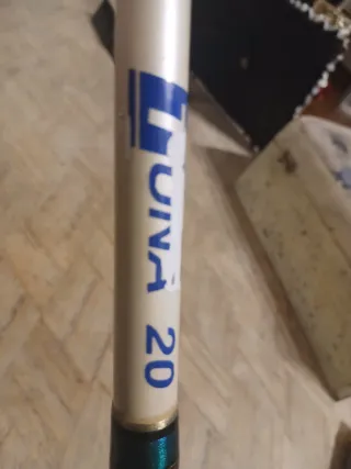 Caña y carrete de curri