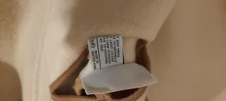 Abrigo Lana Inglesa Beige y Marrón