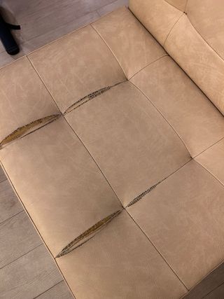 Sillón Mid Century Beige para Retapizar