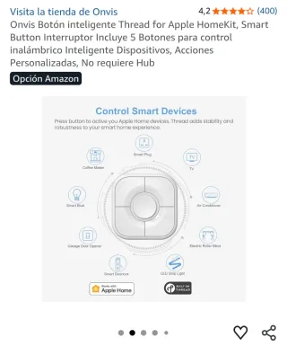 Interruptor Inteligente Onvis HS2 Apple Home