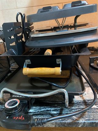 Lote  Parrilla  Raclette  Plancha eléctrica