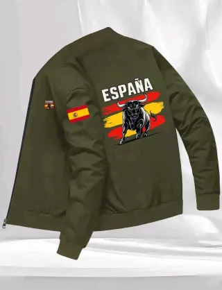 Chaqueta España con Toro y Bandera