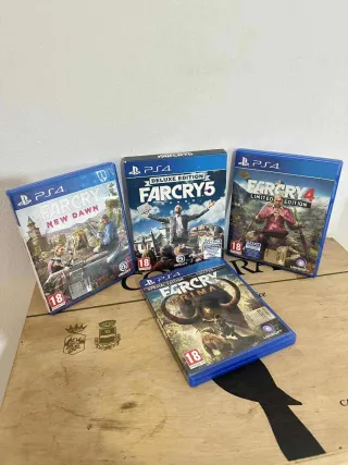 Lotto 4 giochi Far Cry PS4