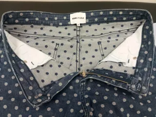 Pantalón vaquero Bimba y Lola lunares talla 40