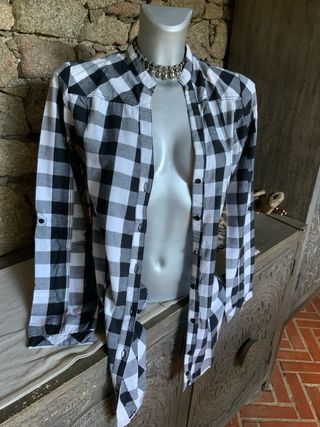 Camicia a quadri Bershka donna