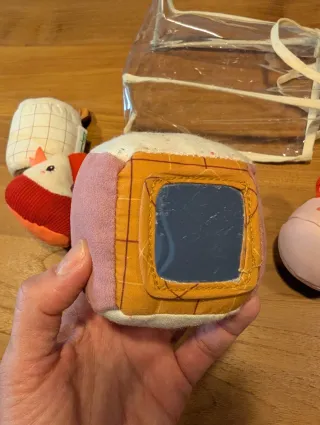 Set 4 Sonajeros Granja Bebé