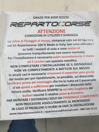 Distanziatori per Smart Roadster