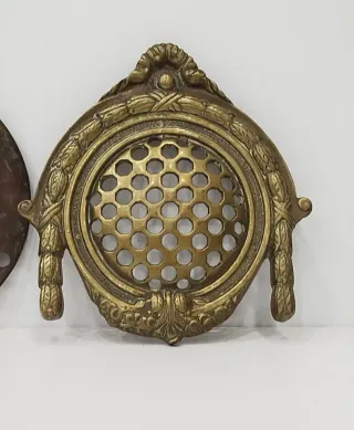 Mirilla latón estilo modernista antigua