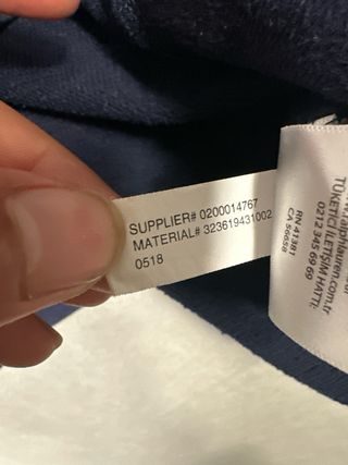 Sudadera Polo Ralph Lauren Azul Marino Talla XL