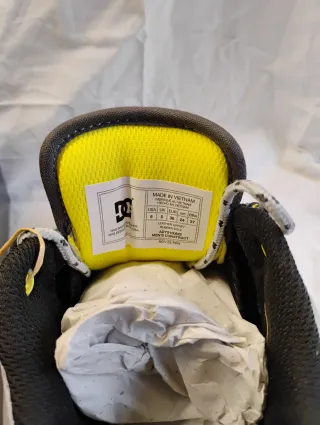 Scarpe DC Shoes Grigie/Gialle Tg 38