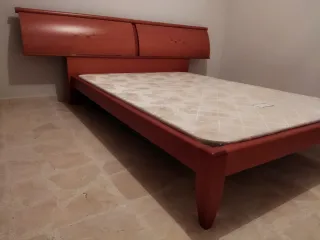 Cama de matrimonio madera