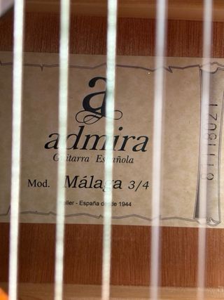 Guitarra Admira Málaga 3/4