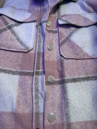 Chaqueta cuadros rosa Stradivarius Talla L