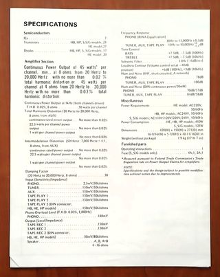 Amplificador estéreo Pioneer SA-608. Plata