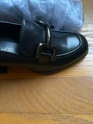 Mocasines de piel REGARDE LE CIEL negros