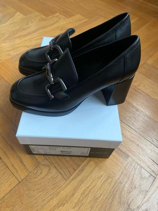 Mocasines de piel REGARDE LE CIEL negros