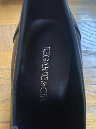 Mocasines de piel REGARDE LE CIEL negros