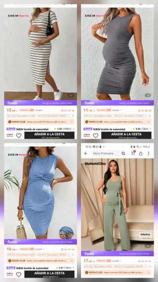 Pack Ropa Premamá talla 36/38 S/M