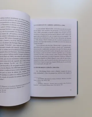 La vida artística de Enrique Marín Higuero.
