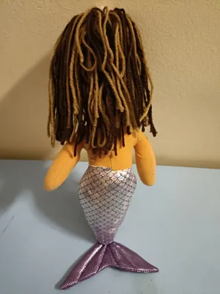 Muñeca Sirena Lila y Plateada/ Nina sirena