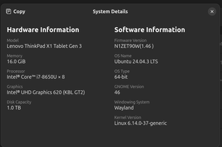 Lenovo Thinkpad X1 Tablet 3ª Gen