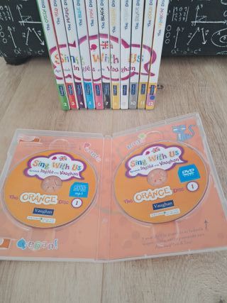 Sing With Us Vaughan Inglés 12 DVDs + Libros