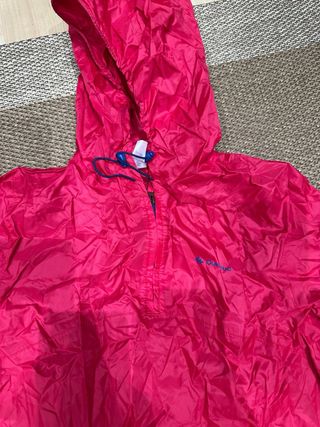 Chubasquero Quechua rosa talla única