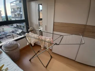 Tendedero plegable gris