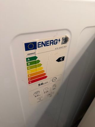 Lavadora Indesit 6kg 1000 rpm