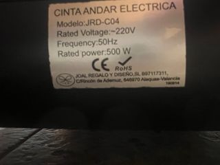 Cinta de correr negra