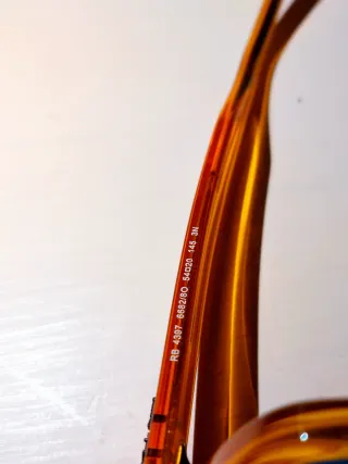 Occhiali da sole Ray-Ban Arancioni Lenti Blu