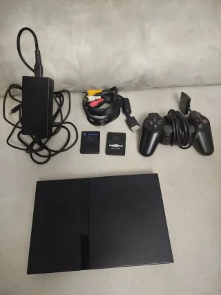 Console PS2 Slim Nera + Accessori