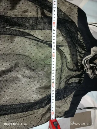 Vestido fiesta beige y negro