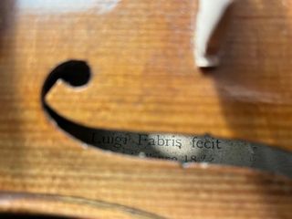 Violín Luthier Luigi Fabris 1894
