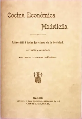 COCINA ECONOMICA MADRILEÑA.