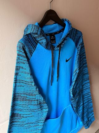 Sudadera Nike Therma-FIT Azul y Negro