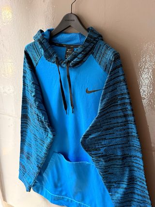 Sudadera Nike Therma-FIT Azul y Negro