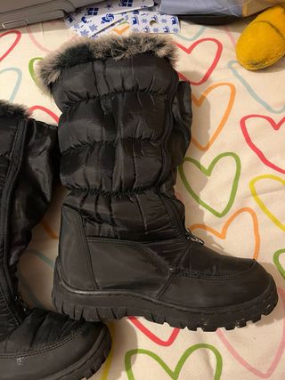 Stivali alti da neve neri