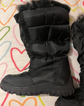 Stivali alti da neve neri