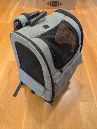 Transportín Mascotas - con ruedas, multi-bolsillos