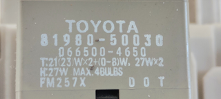 CAJA RELES / FUSIBLES TOYOTA RAV 4 (A2) 2.0 Turbo