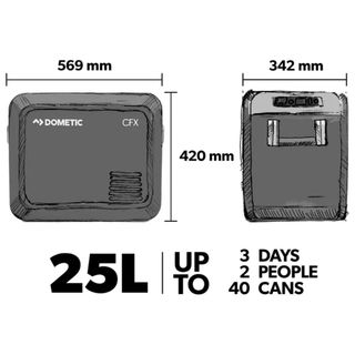 Nevera Dometic CFX3 25L