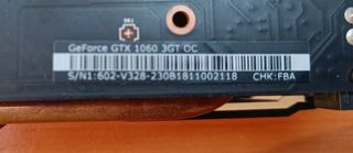 Scheda grafica MSI GeForce GTX 1060 3GB