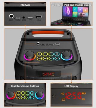 Altavoz con bateria karaoke NUEVO