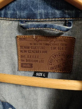 Chaqueta Vaquera Azul Talla L