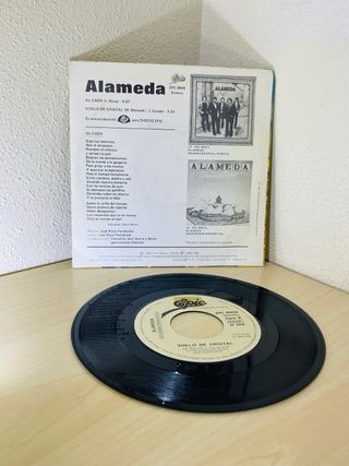 Vinilo 7” ALAMEDA - Al Caer (1980)
