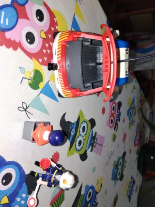 Playmobil Coche Bomberos y Figura